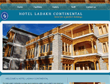 Tablet Screenshot of ladakhcontinental.com